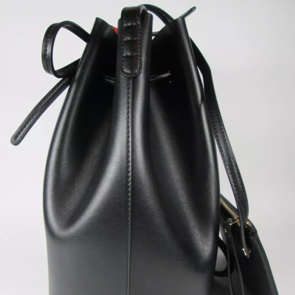 MANSUR GAVRIEL Large Black + Red Bucket Bag $999 - Picture 3 of 11